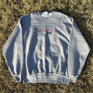 Jerzees Gray Crewneck Sweater